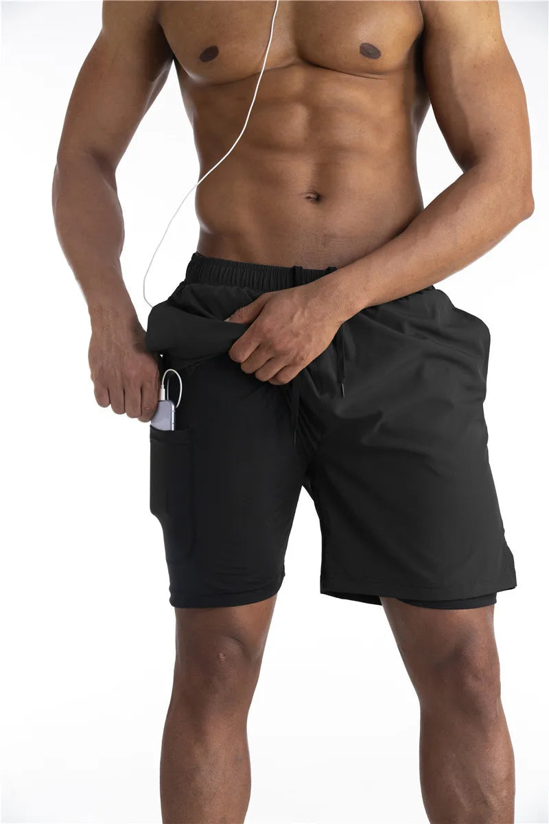 Hardloop Shorts met Liner – Comfortabele Sportshorts met Telefoonzak voor Actieve Dames