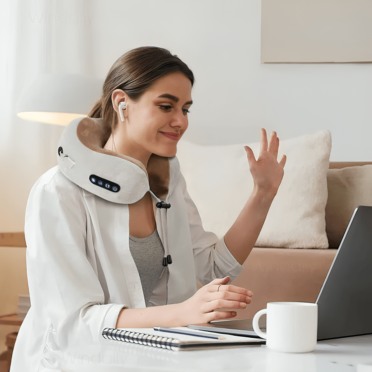 Halskussen Massager Geheugenschuim Reizen