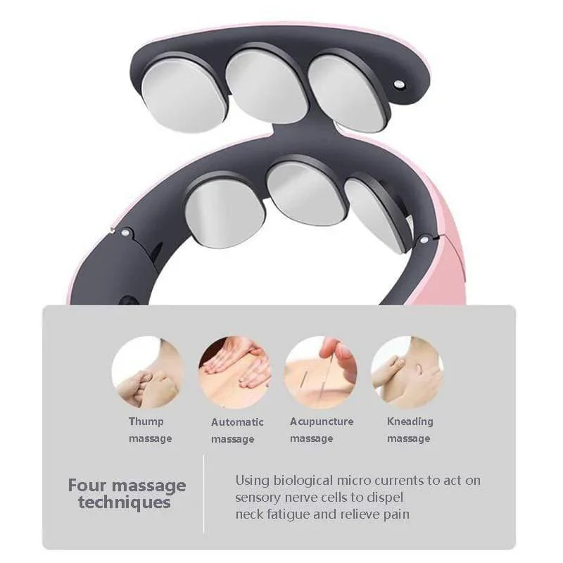 Halsmassager Multi-Mode Pulsfunctie