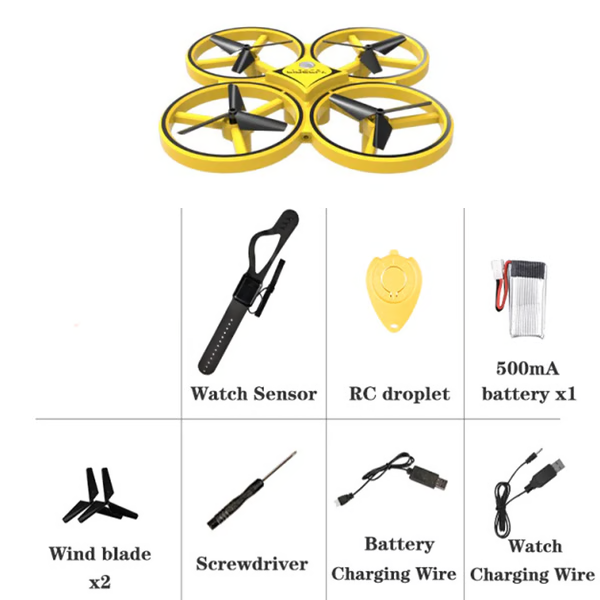 Handbediende Drone LED-lampen Gebarenbesturing