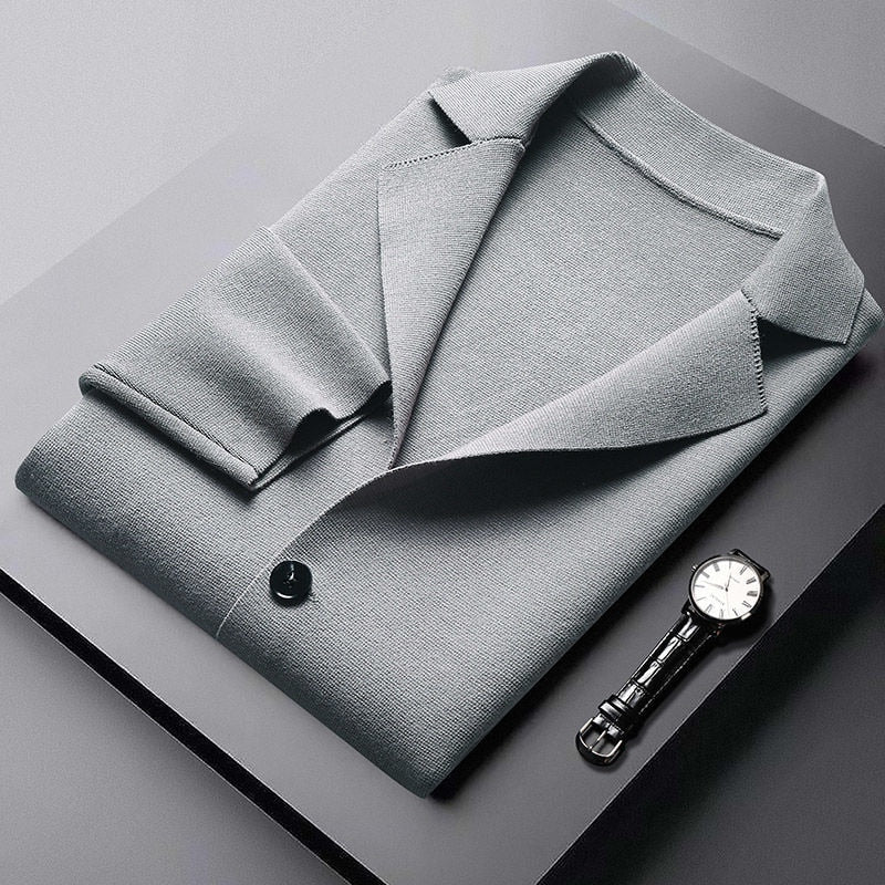 Heren vest met kraag – Stijlvol gebreid vest voor heren, casual en comfortabel