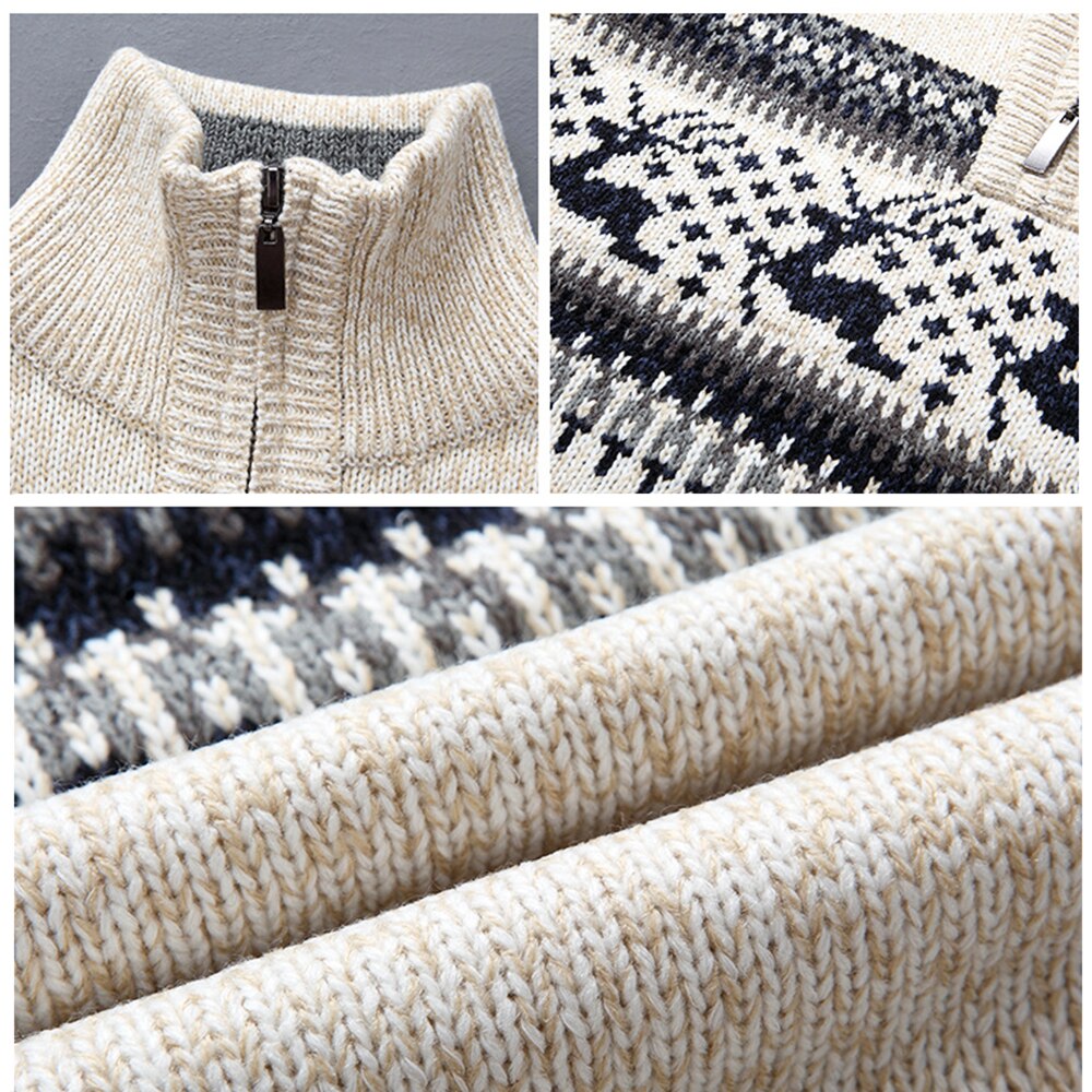 Pullover heren – Halve rits trui van ademend materiaal voor casual stijl