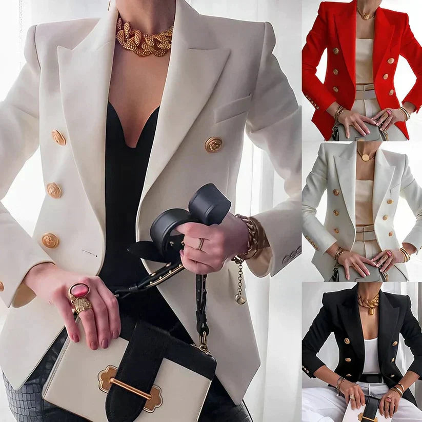 Blazer dames – Elegante blazer met slim fit en stijlvolle details voor werk