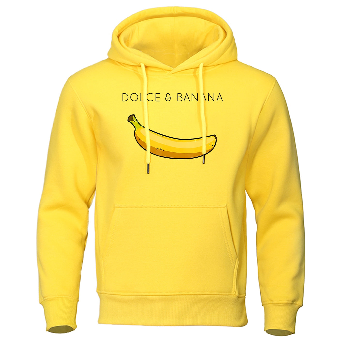 Hoodie heren – Bananenprint sweatshirt met comfortabele pasvorm en trendy design