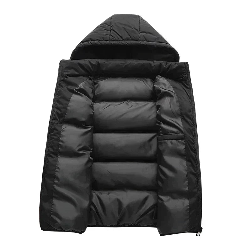 Heren Weste met afneembare capuchon – Stijlvolle en comfortabele vest voor mannen