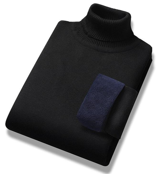 Heren Coltrui - Comfortabele en Stijlvolle Trui van Wol voor Koud Weer