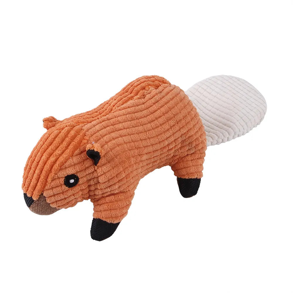 Hondenspeelgoed Pluche Kauwdier Squeaky