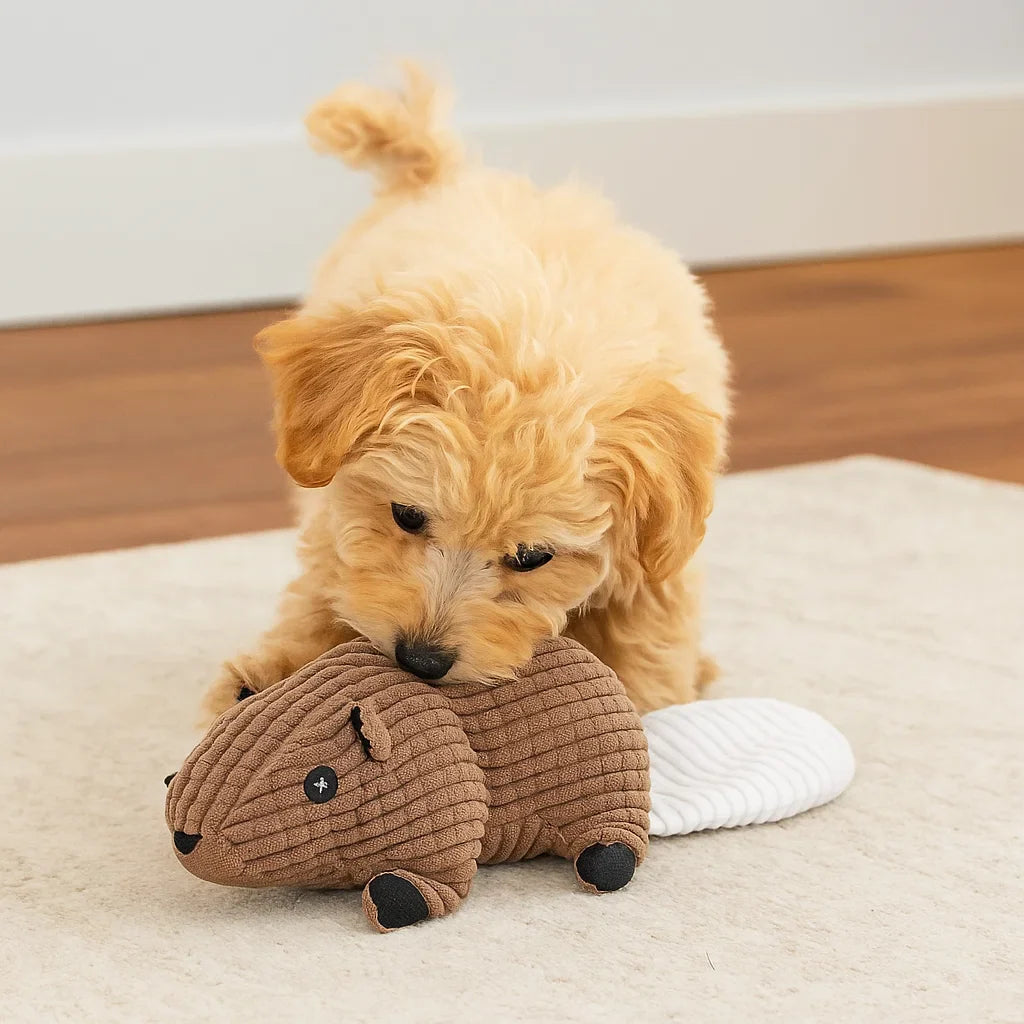 Hondenspeelgoed Pluche Kauwdier Squeaky