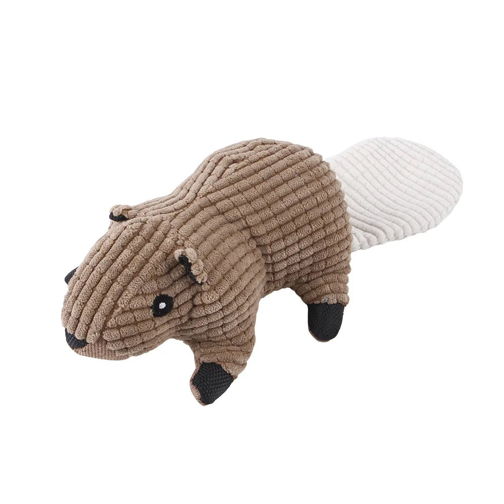 Hondenspeelgoed Pluche Kauwdier Squeaky