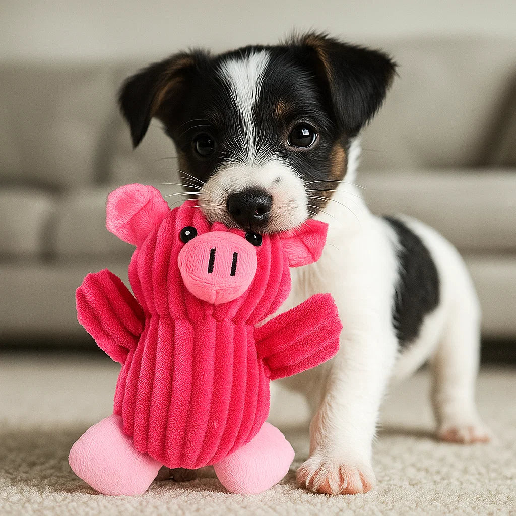 Hondenspeelgoed Pluche Kauwdier Squeaky