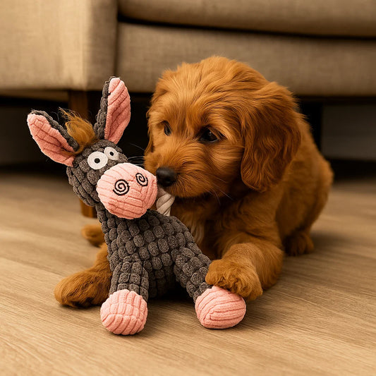 Hondenspeelgoed Pluche Kauwdier Squeaky