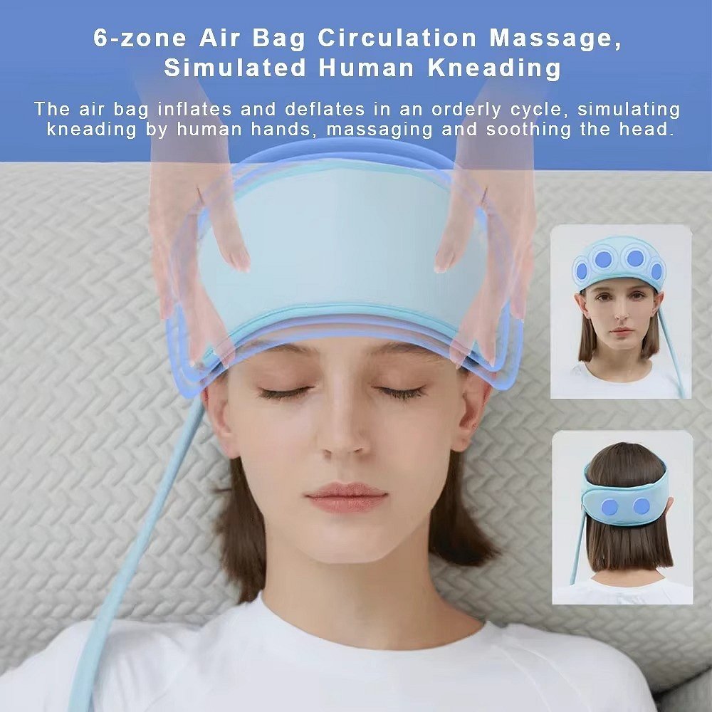 Hoofdmassage apparaat voor migraine hoofdpijn