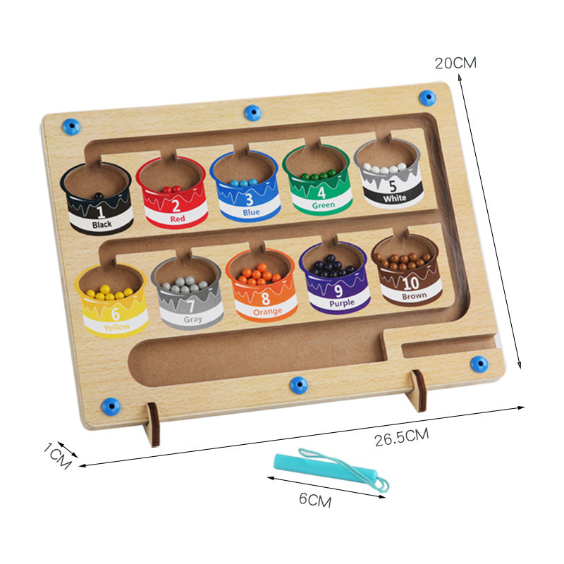 Houten Magnetisch Kleur Matching Speelgoed