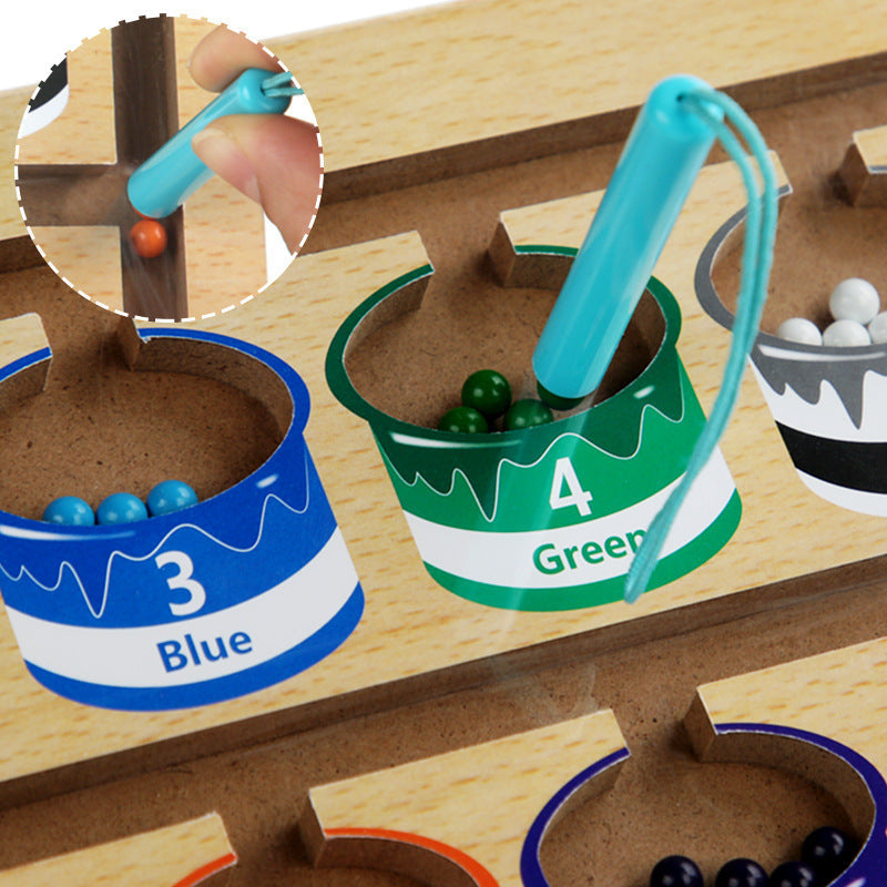 Houten Magnetisch Kleur Matching Speelgoed