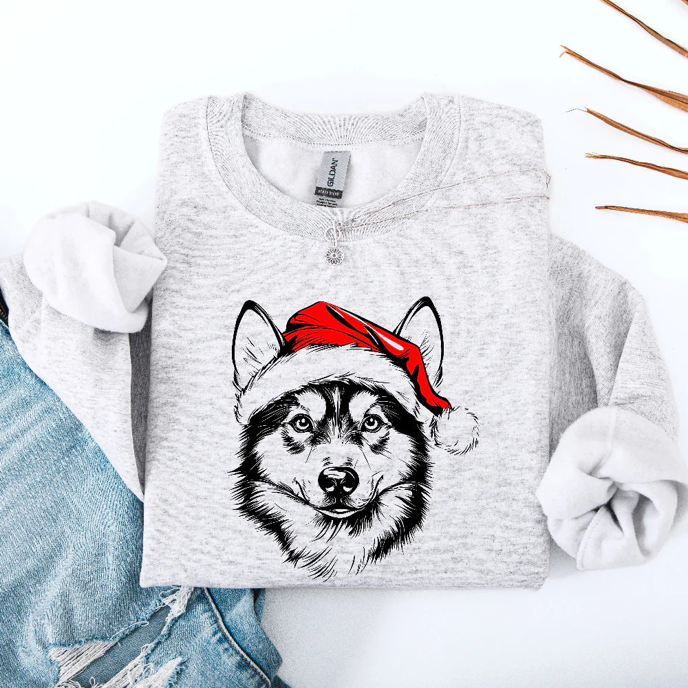 Kersttrui voor Husky Hondenliefhebbers Unisex