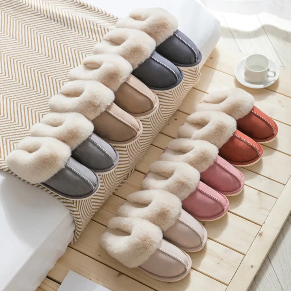 Zachte Huisschoenen Dames – Comfortabele Pantoffels voor Binnen en Relaxen