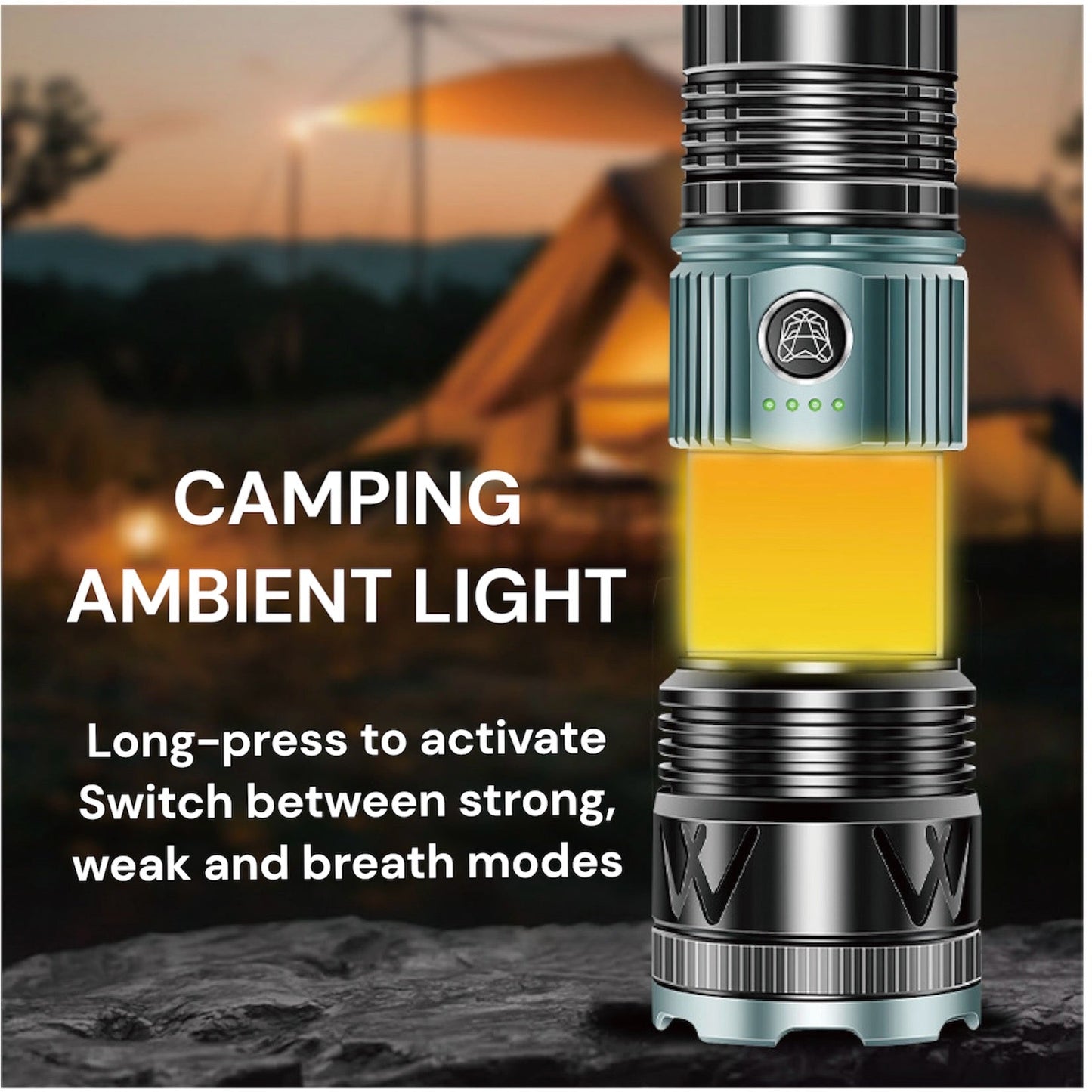 Zaklamp LED Multi-Mode Tactisch voor Buiten
