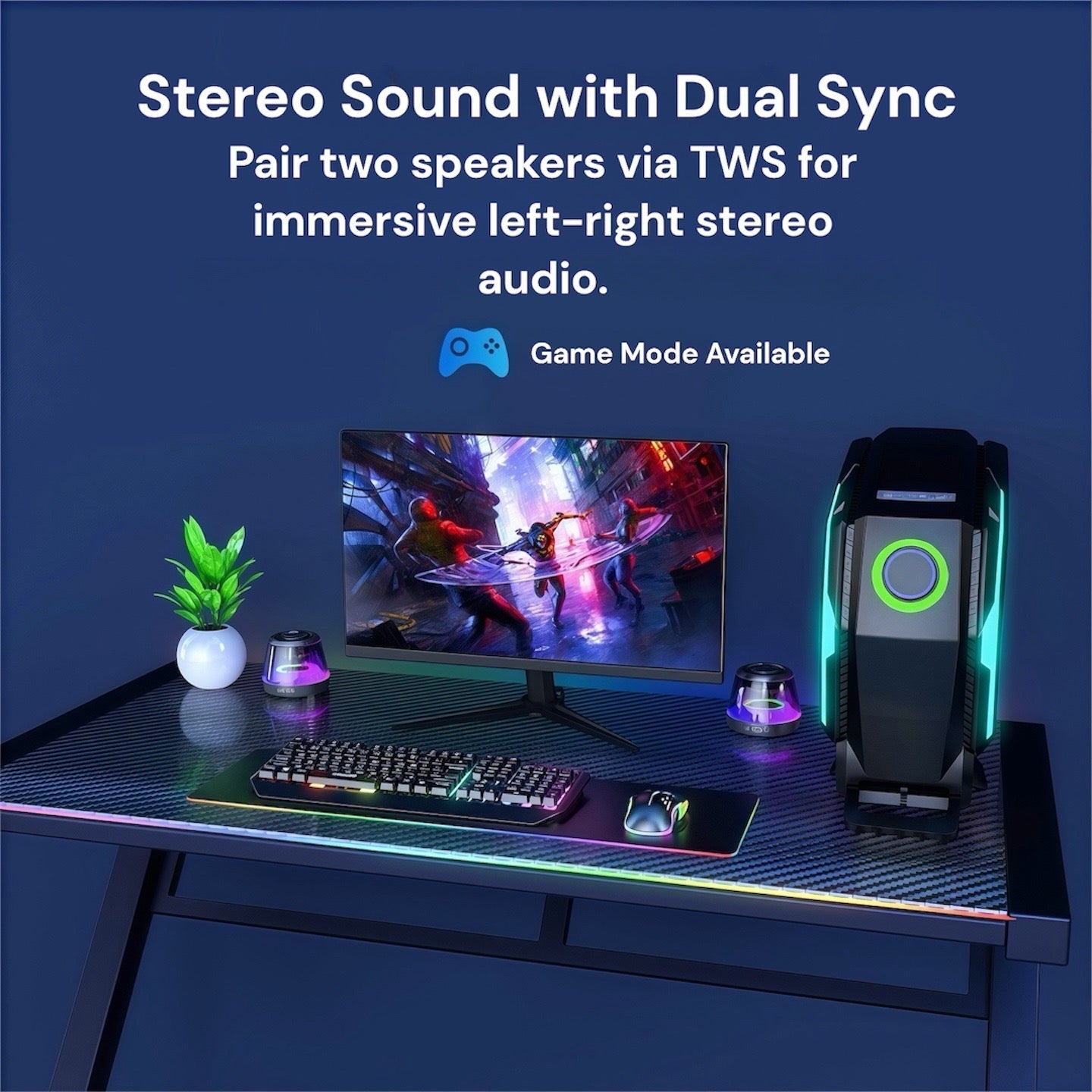 Bluetooth luidspreker met RGB-kleurlicht voor buiten