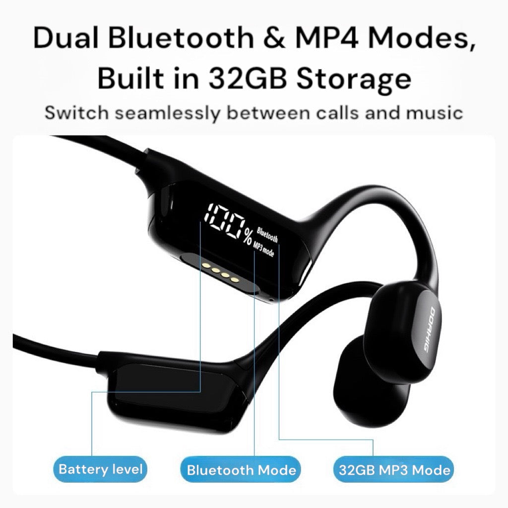 Waterdichte Bluetooth Hoofdtelefoons voor Zwemmen en Sport