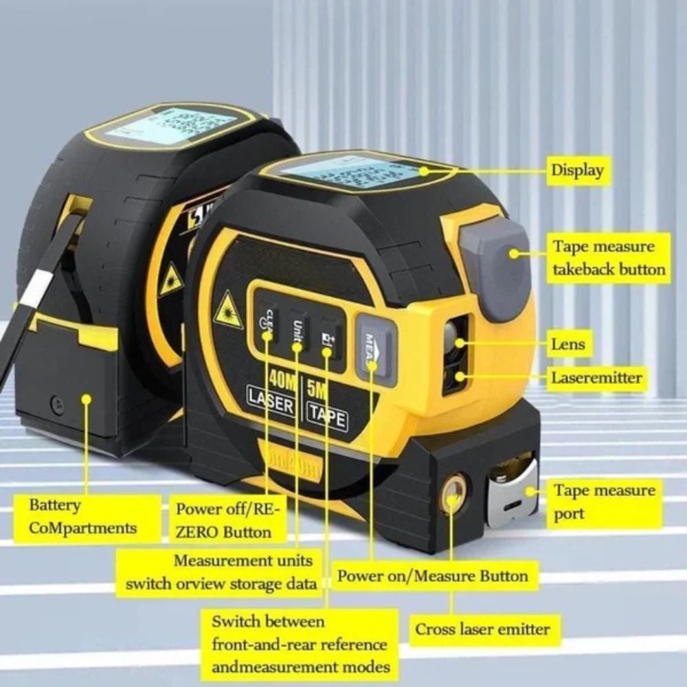 Infrarood Laser Meetlint 3-in-1