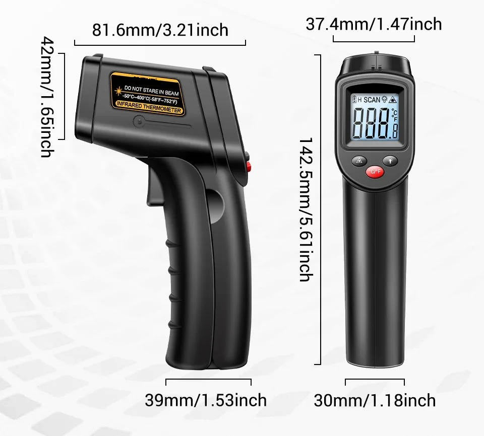Infrarood Laser Thermometer Digitale Temperatuurmeter