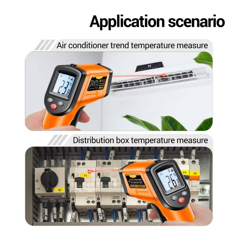 Infrarood Laser Thermometer Digitale Temperatuurmeter