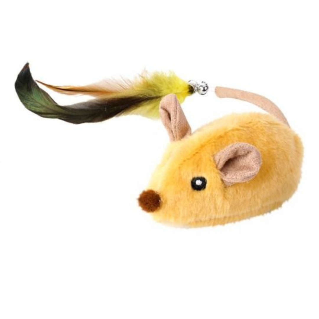 Interactief Kat Speelgoed Pluche Muis met Staart
