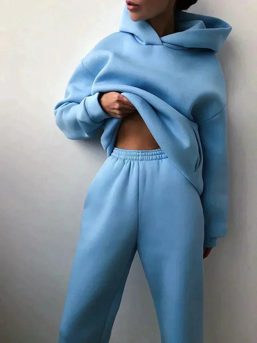 Hoodie en broek set dames – Comfortabele en trendy outfit voor casual stijl
