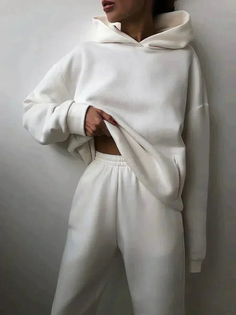 Hoodie en broek set dames – Comfortabele en trendy outfit voor casual stijl