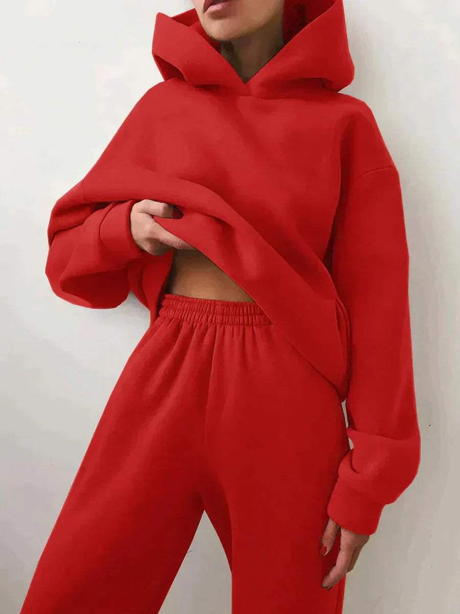 Hoodie en broek set dames – Comfortabele en trendy outfit voor casual stijl
