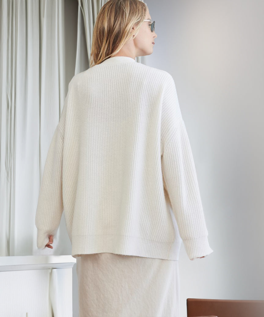 Cardigan Dames – Elegante gebreide cardigan met lange mouwen voor elke gelegenheid