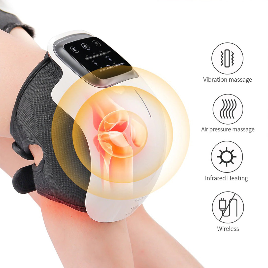 Knie Massager Warmte Therapie Pijnverlichting Gewricht Herstel Draagbaar