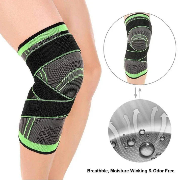 Kniebrace Compressiesleeve met Patella Banden