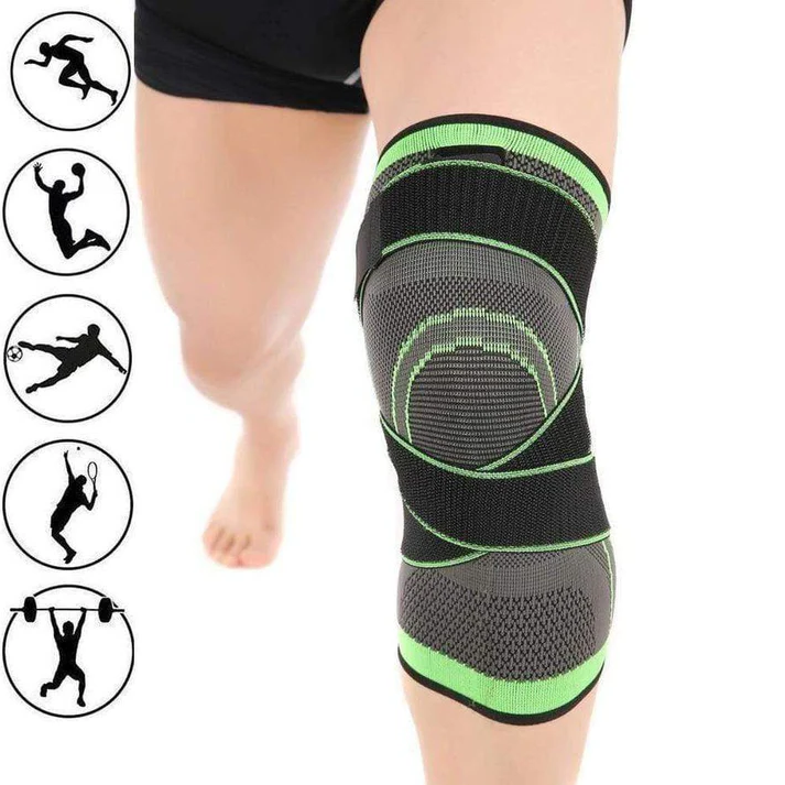 Kniebrace Compressiesleeve met Patella Banden