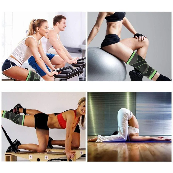 Kniebrace Compressiesleeve met Patella Banden