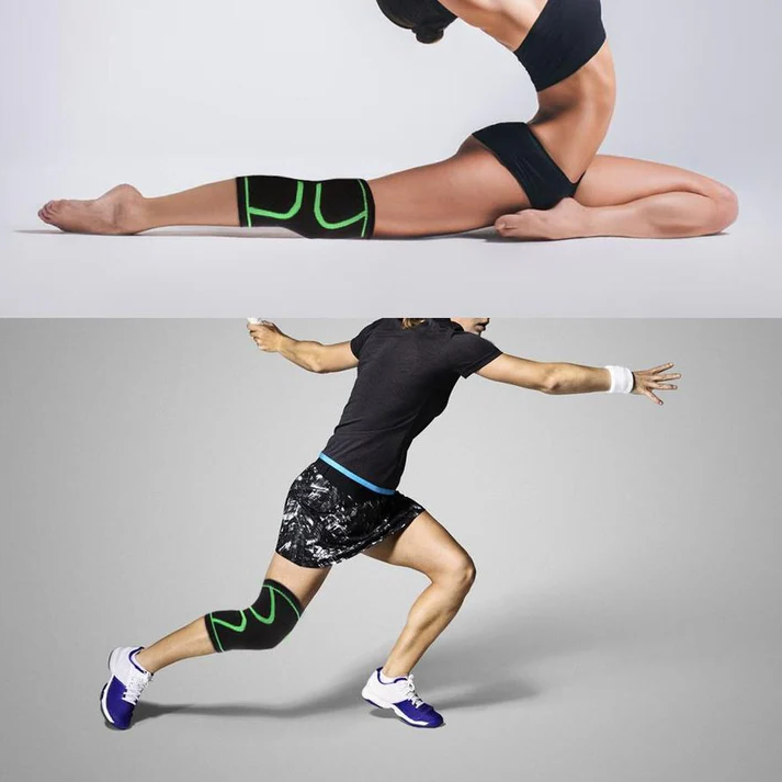 Kniebrace Compressiesleeve met Patella Banden