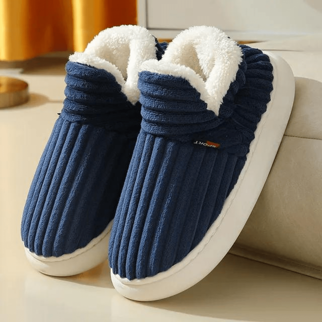 Zachte Huisschoenen Dames – Comfortabele Slippers van Hoofdkatoen voor Thuis