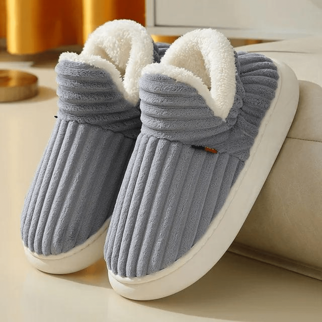 Zachte Huisschoenen Dames – Comfortabele Slippers van Hoofdkatoen voor Thuis