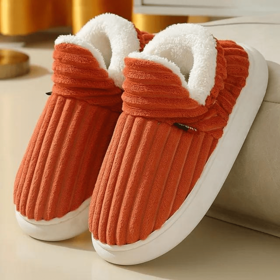 Zachte Huisschoenen Dames – Comfortabele Slippers van Hoofdkatoen voor Thuis