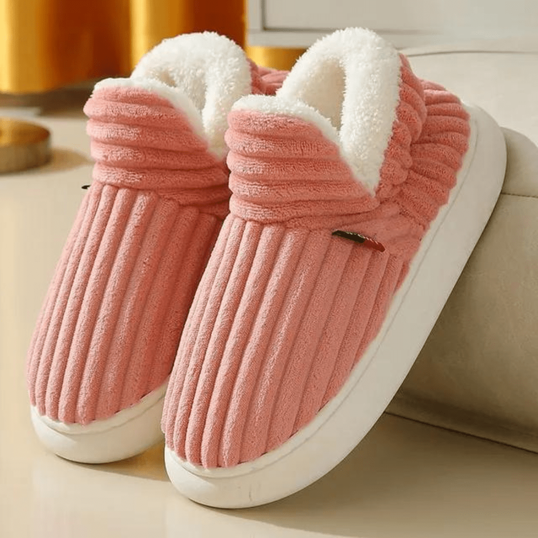 Zachte Huisschoenen Dames – Comfortabele Slippers van Hoofdkatoen voor Thuis