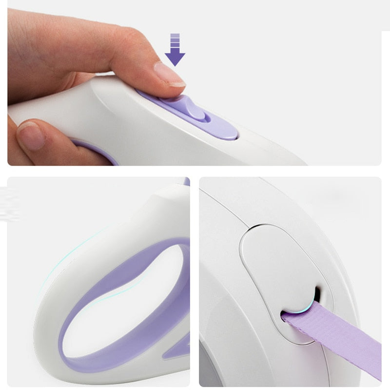 LED Hondenriem Inklapbaar met Licht