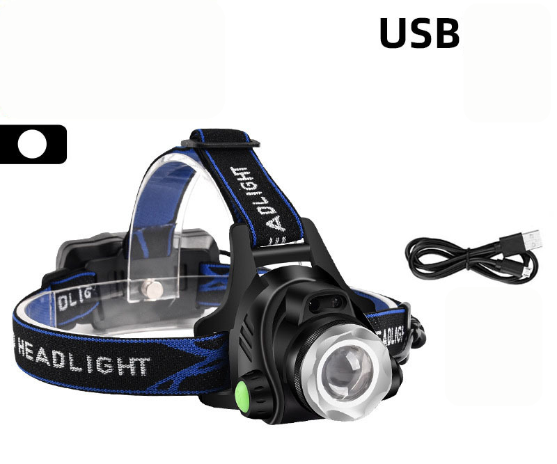 LED Hoofdlamp Oplaadbaar met Zoomfunctie