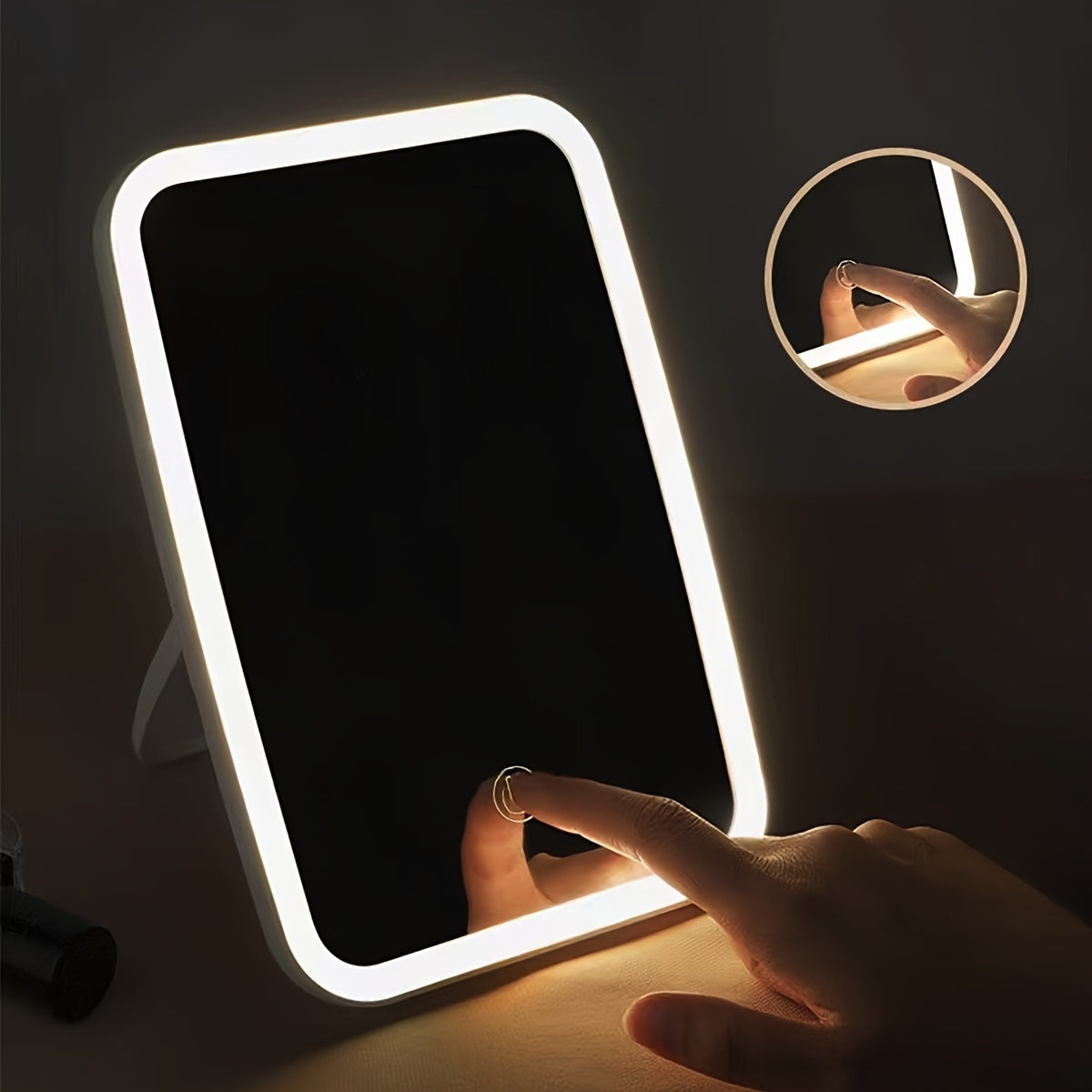 LED Make-up Spiegel Touch Control Rond