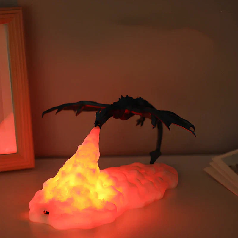 LED Nachtlamp Draak Vlam Lamp