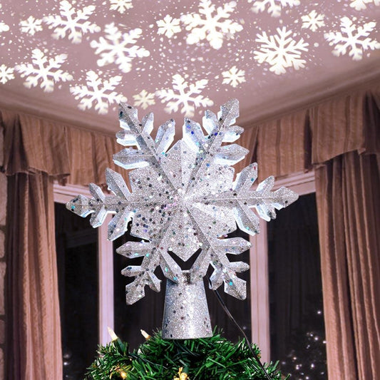 LED Sneeuwvlok Boomtopper Kerstdecoratie