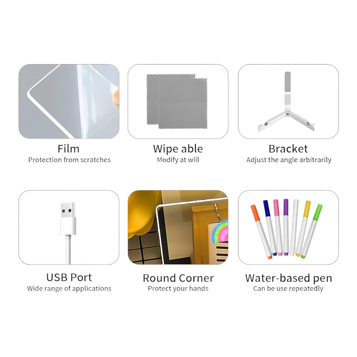 LED Teken Tablet Schrijfbord voor Kinderen