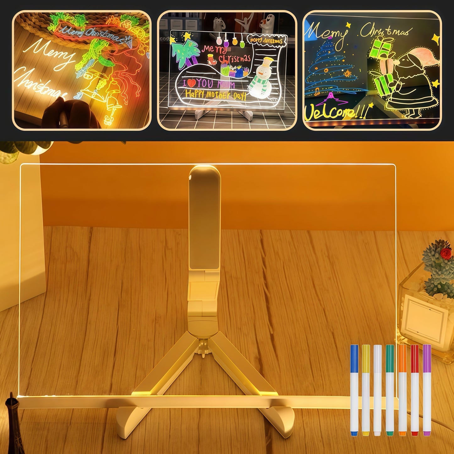 LED Teken Tablet Schrijfbord voor Kinderen