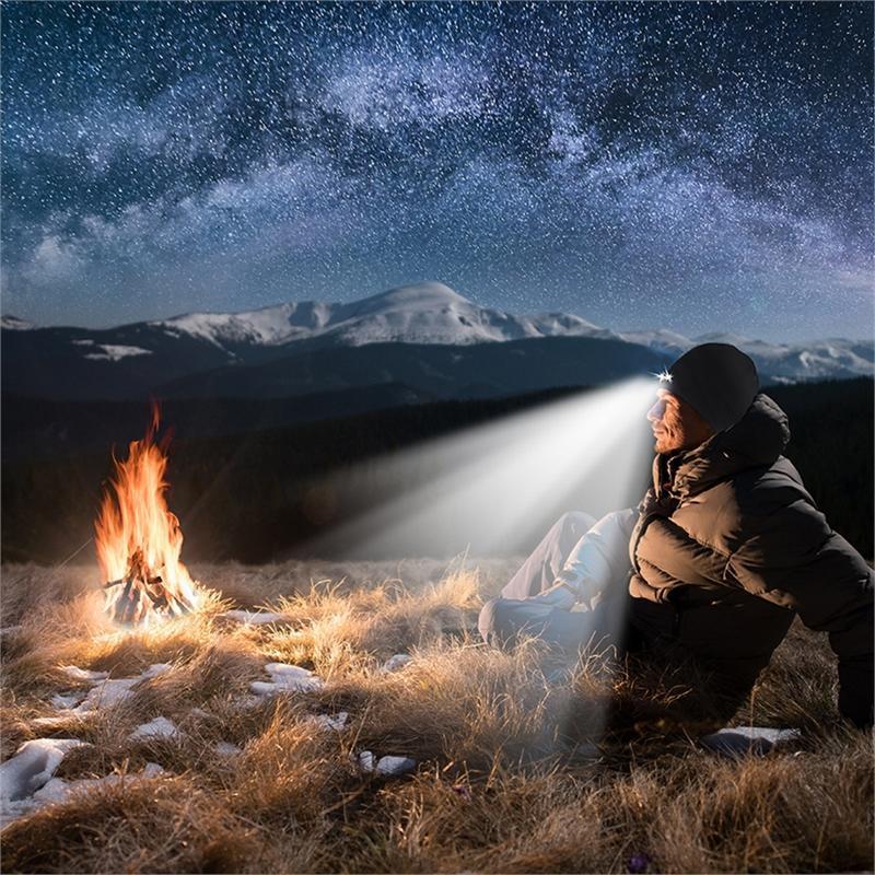 LED Wintermuts Gebreid 12 Uur