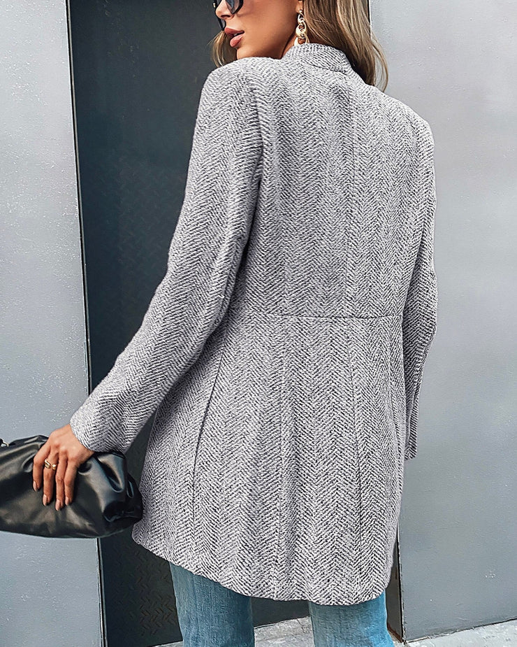 Lange Blazer Dames – Elegante Blazer voor Kantoor en Feestelijke Gelegenheden