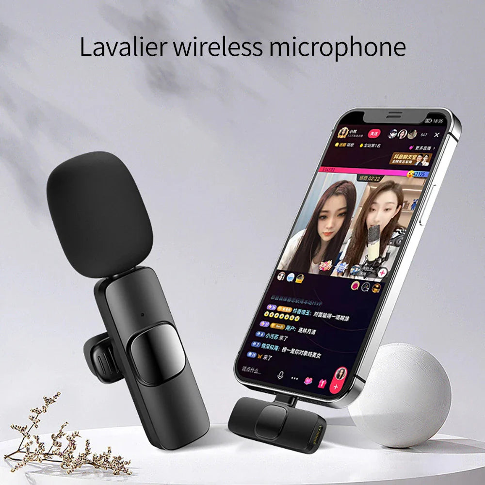 Lavalier Microfoon Draadloos Clip-on 3.5mm Jack